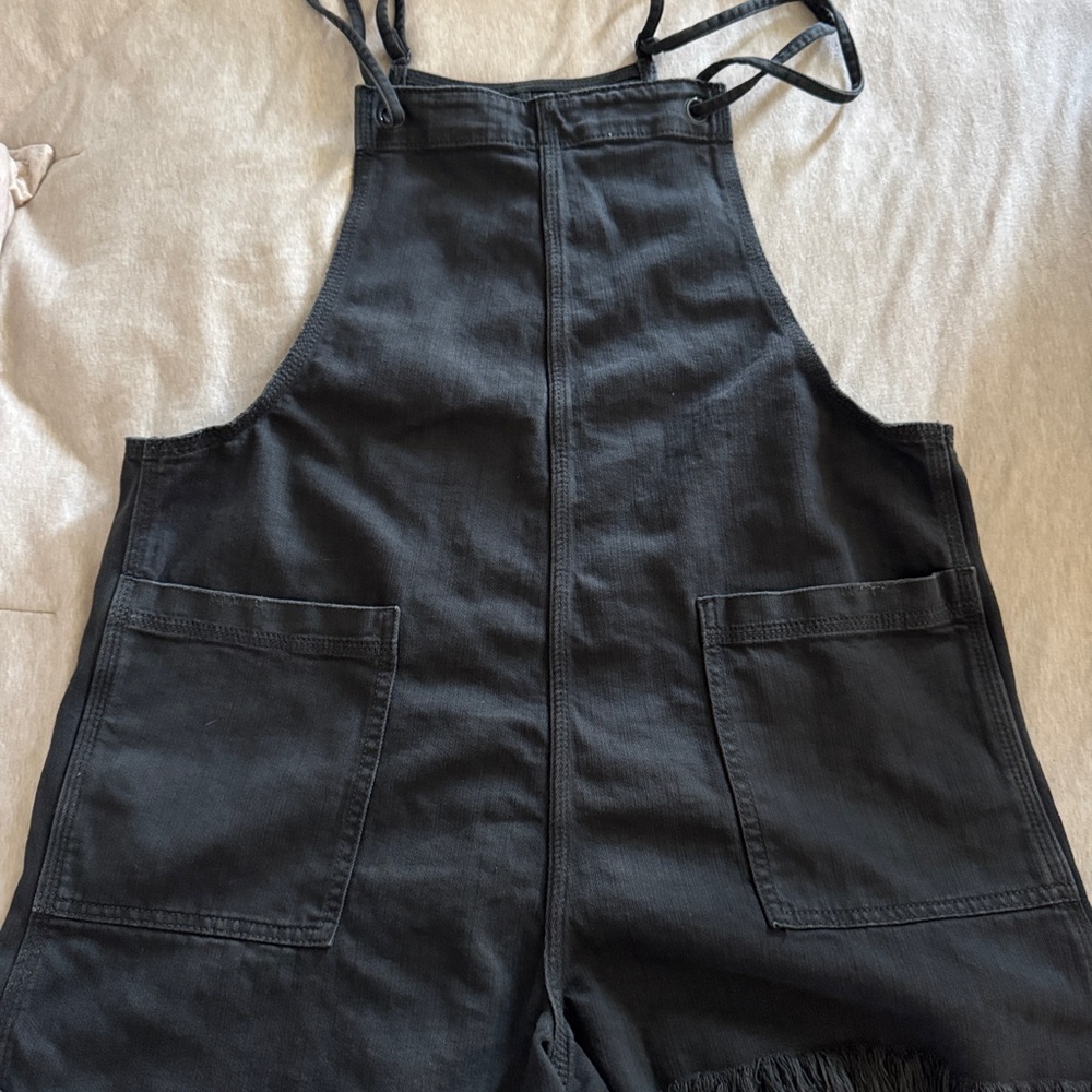 Aerie Black Jumpsuit with Halter Design